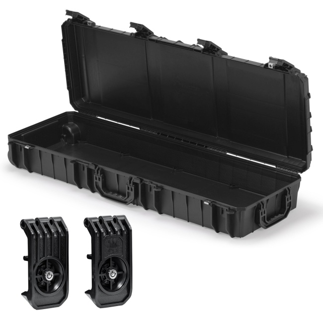 Serpac SE1530 Black Hard Protective Case (Empty) with Metal Keyed Locks