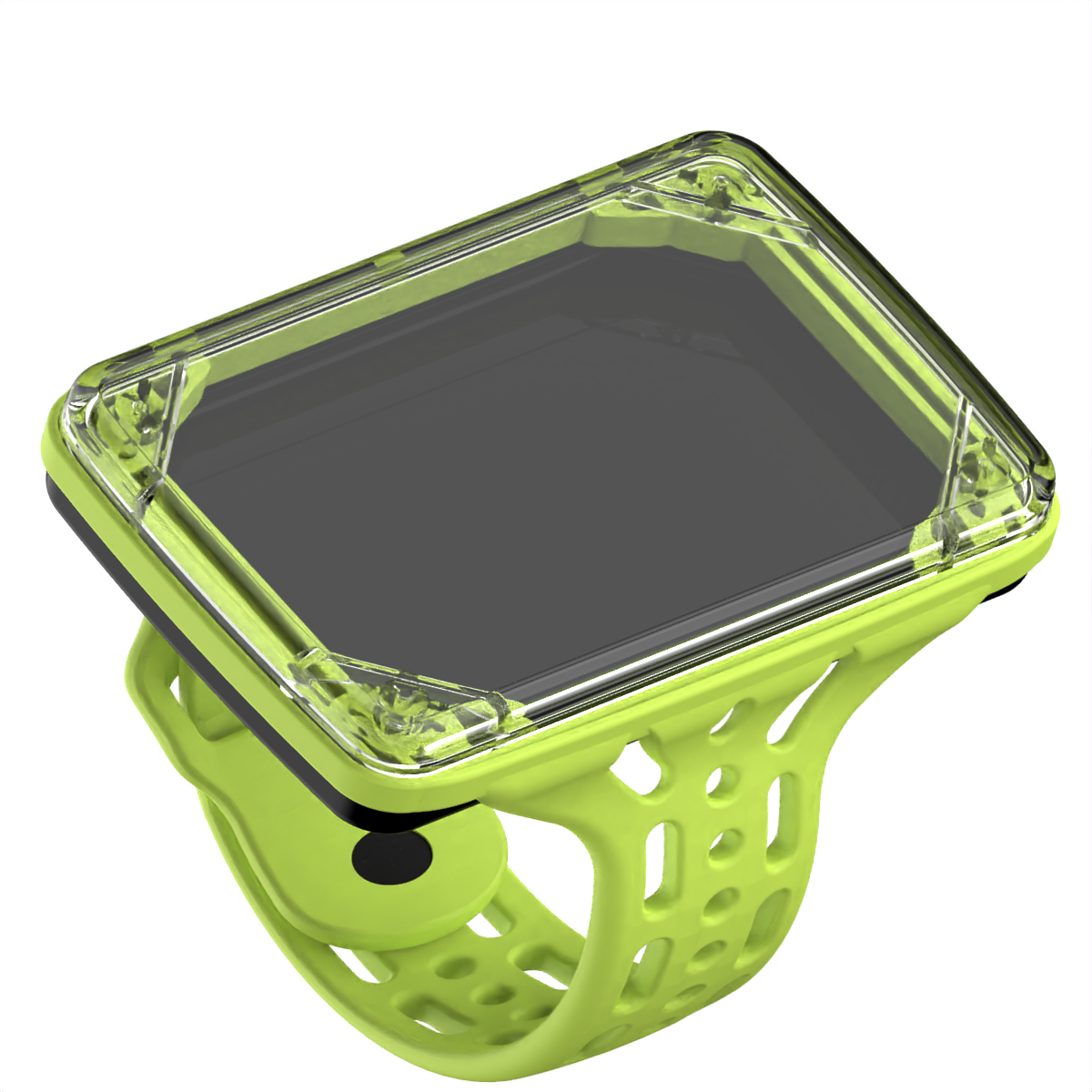 BW6 Waterproof Wrist Enclosures - Neon Green