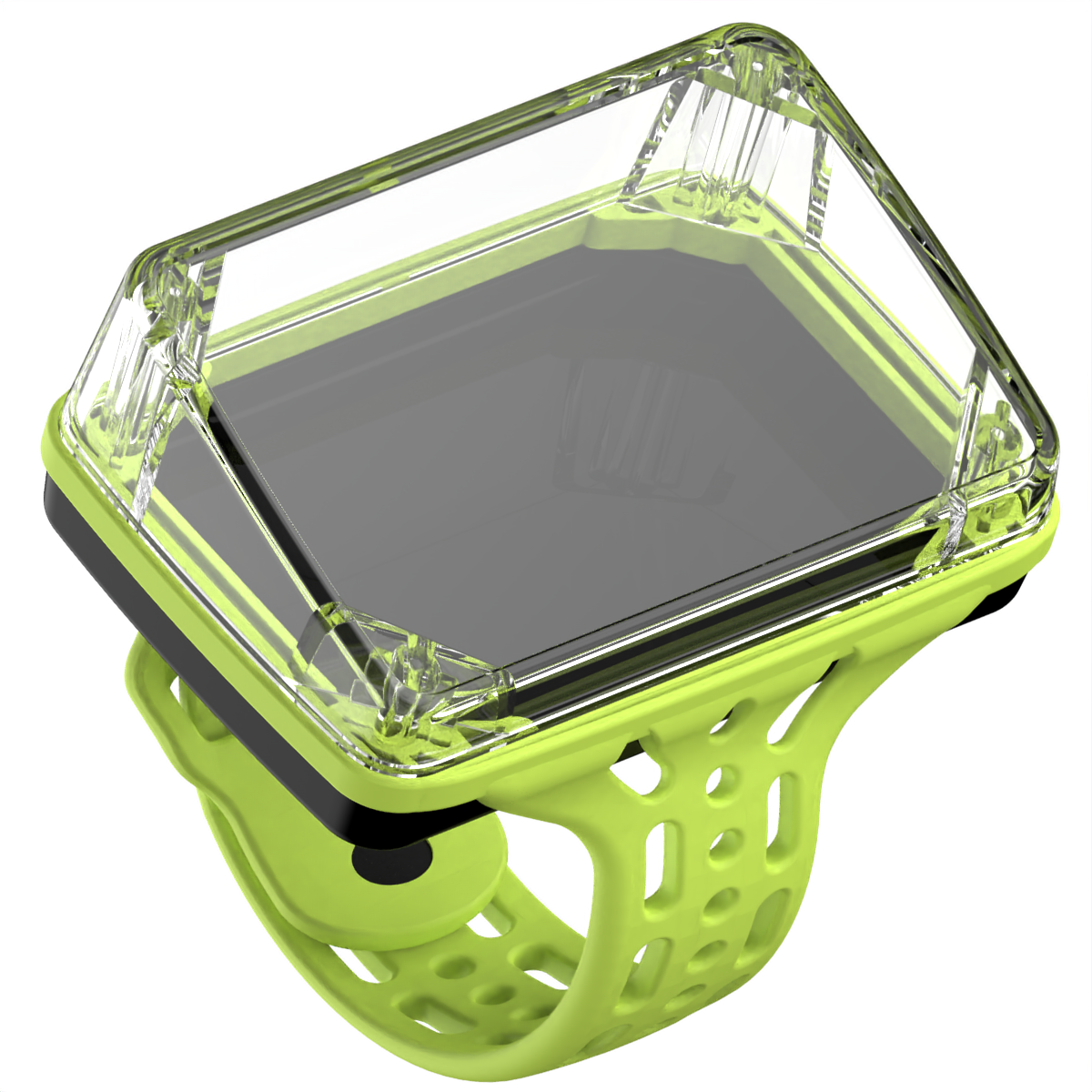 
BW6XS - Sloped Top Waterproof Wrist Enclosures - Neon Green
