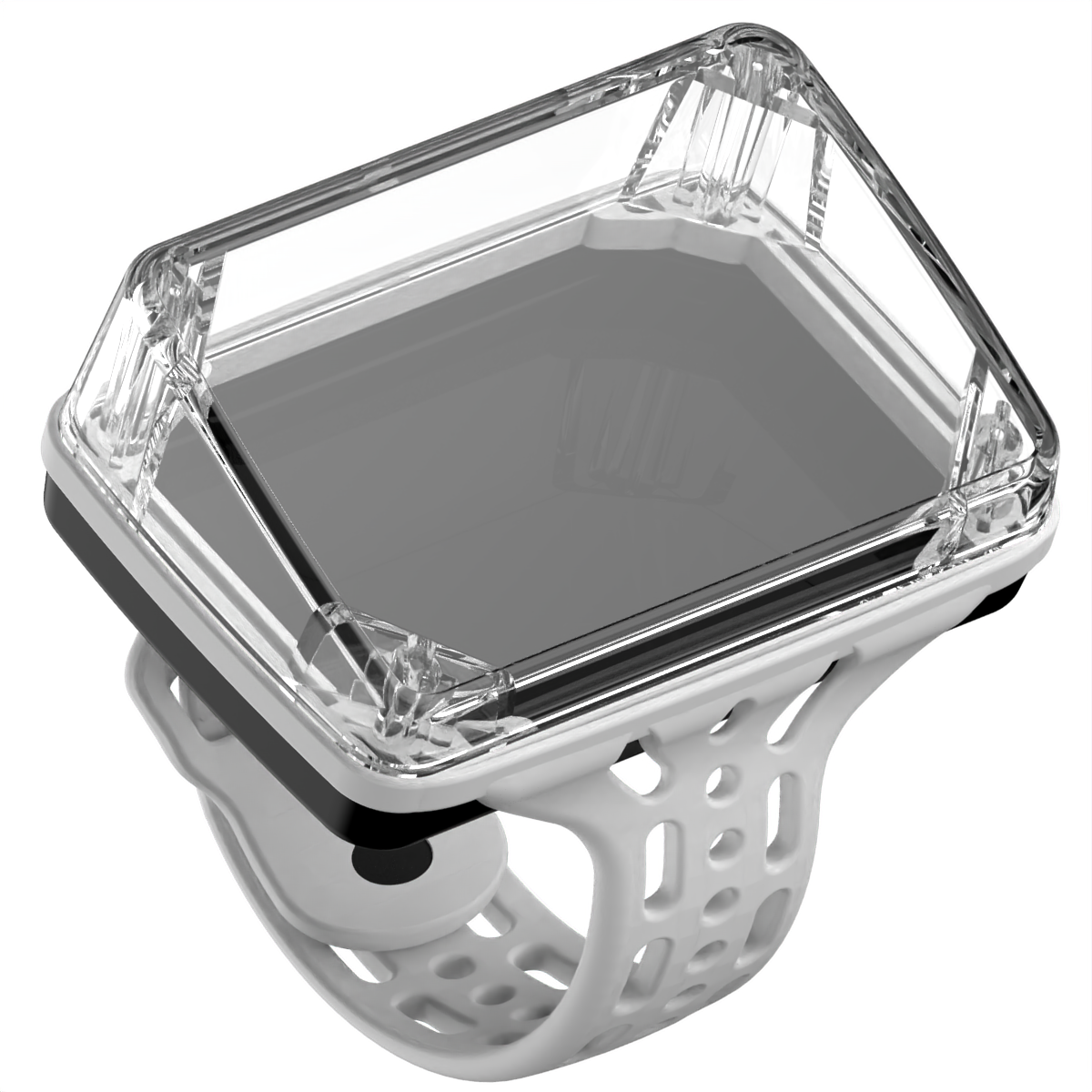 BW6XS - Sloped Top Waterproof Wrist Enclosures - White