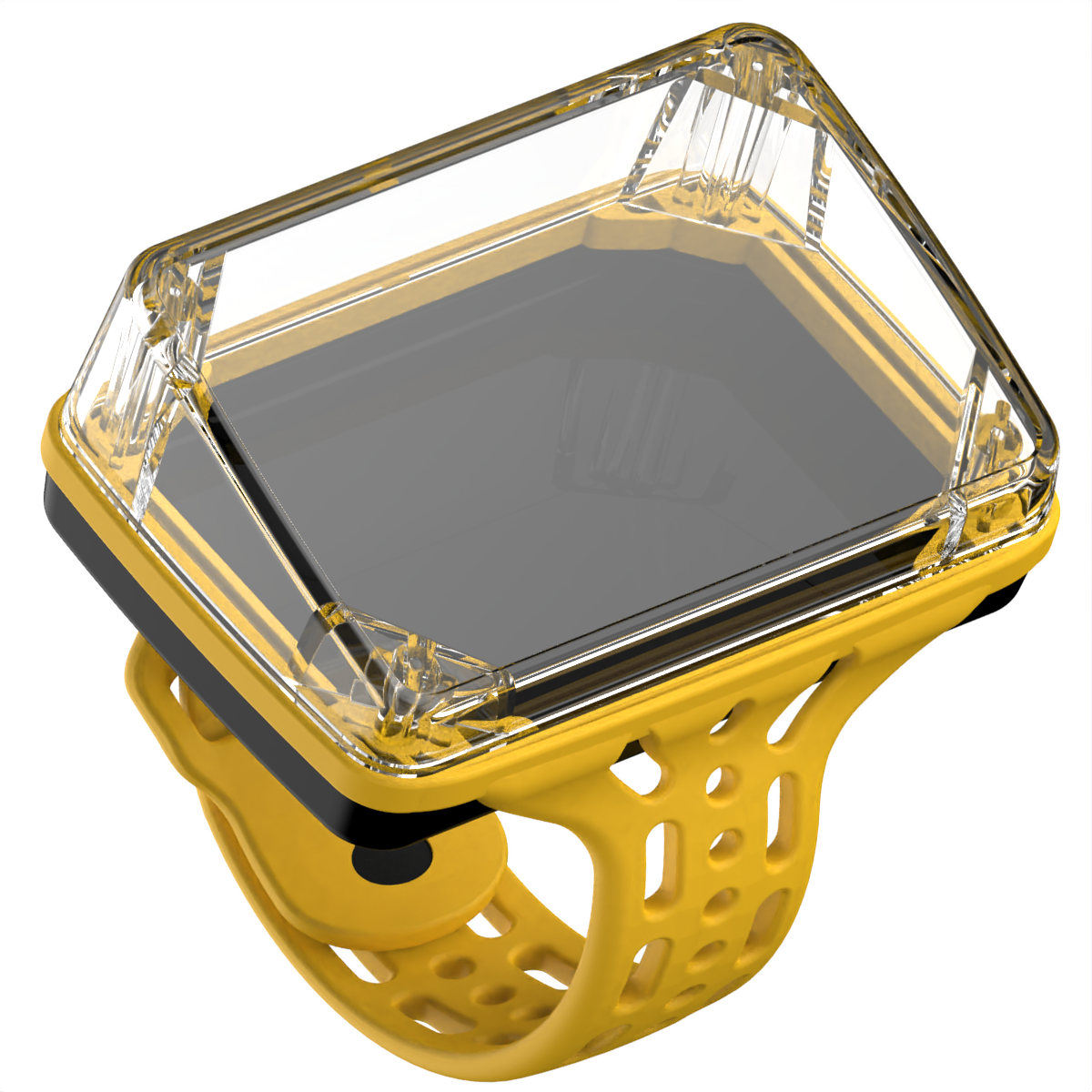 BW6XS - Sloped Top Waterproof Wrist Enclosures - Yellow